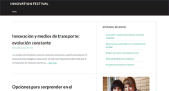 Desktop Screenshot of innovationfestival.it