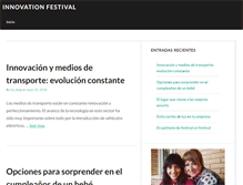 Tablet Screenshot of innovationfestival.it